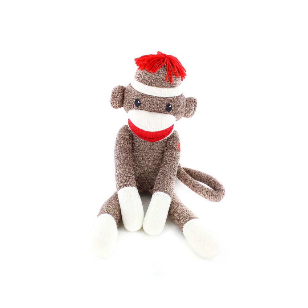 Sock Monkey Brown 20” - 0