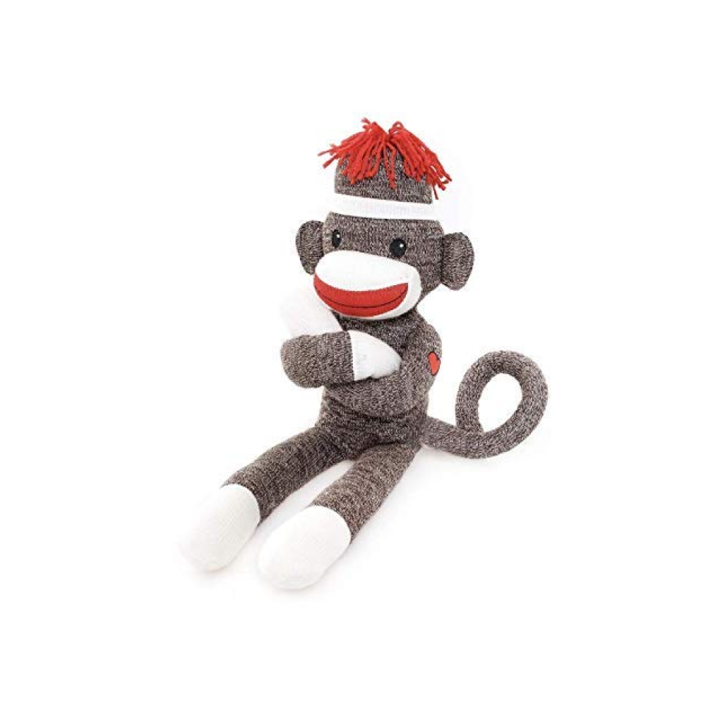 Sock Monkey Brown 20”