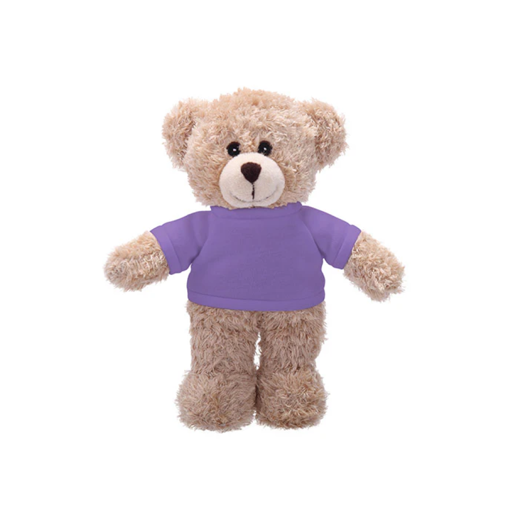 Soft Plush Tan Teddy Bear with Tee