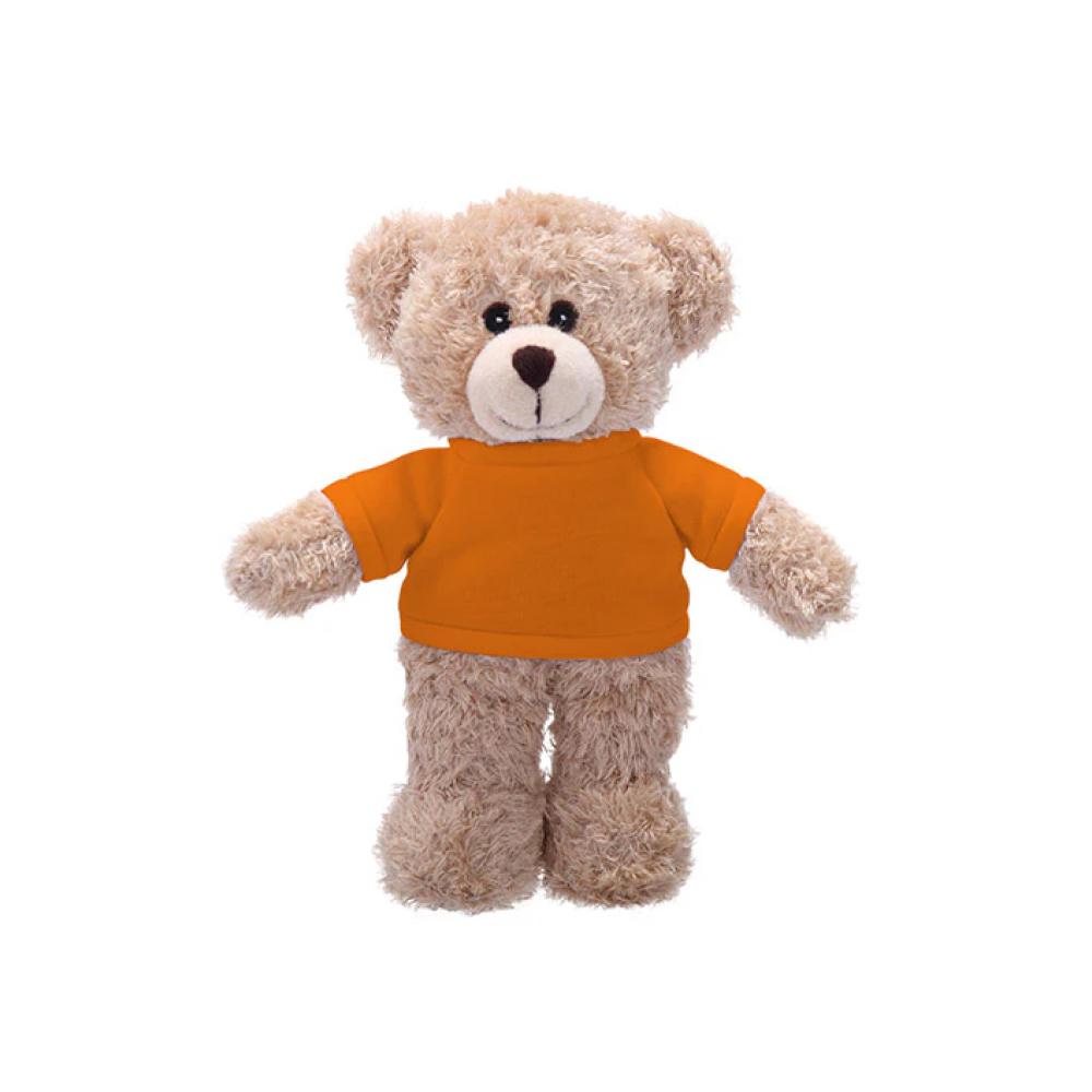 Soft Plush Tan Teddy Bear with Tee