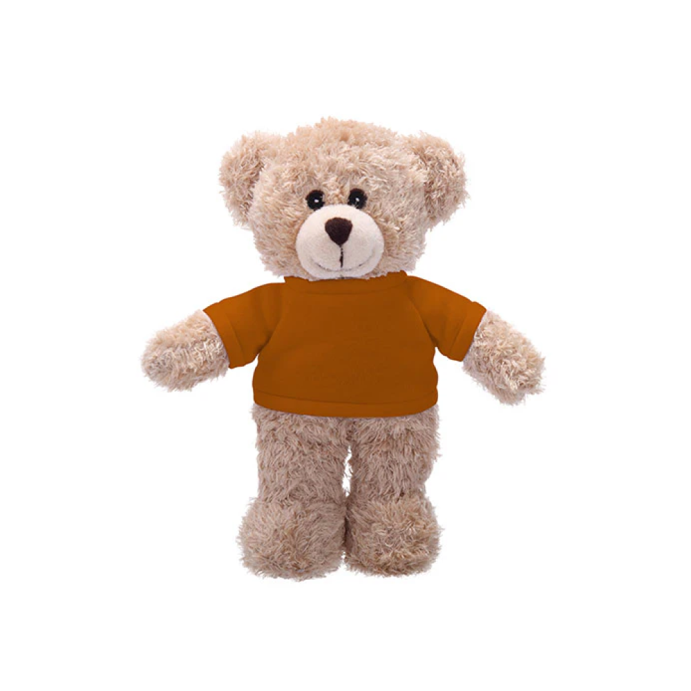 Soft Plush Tan Teddy Bear with Tee