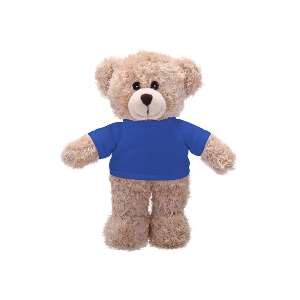 Soft Plush Tan Teddy Bear with Tee