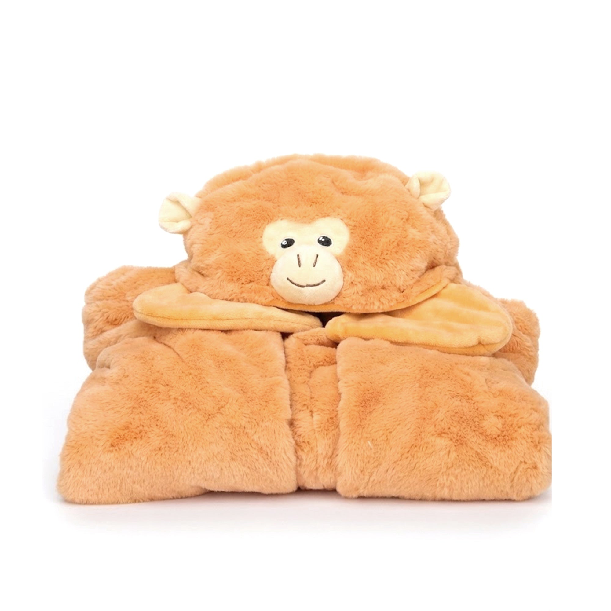 Weighted Monkey Hoodie Blanket
