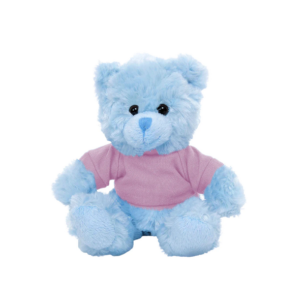 Blue Teddy Bear with Personalized Shirt 11"