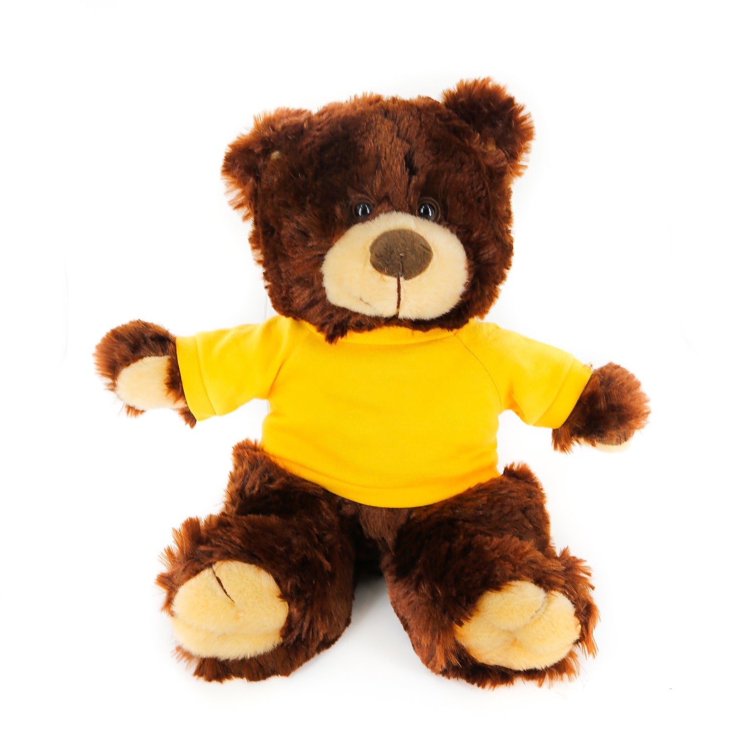 Noah Bear Chocolate Yellow 12"