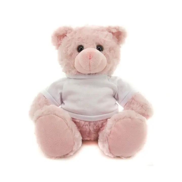 Personalized Pink Bear 11"