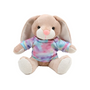 Wild Rabbit Wearing Coral Shirt 10" Sitting by Plushland.






