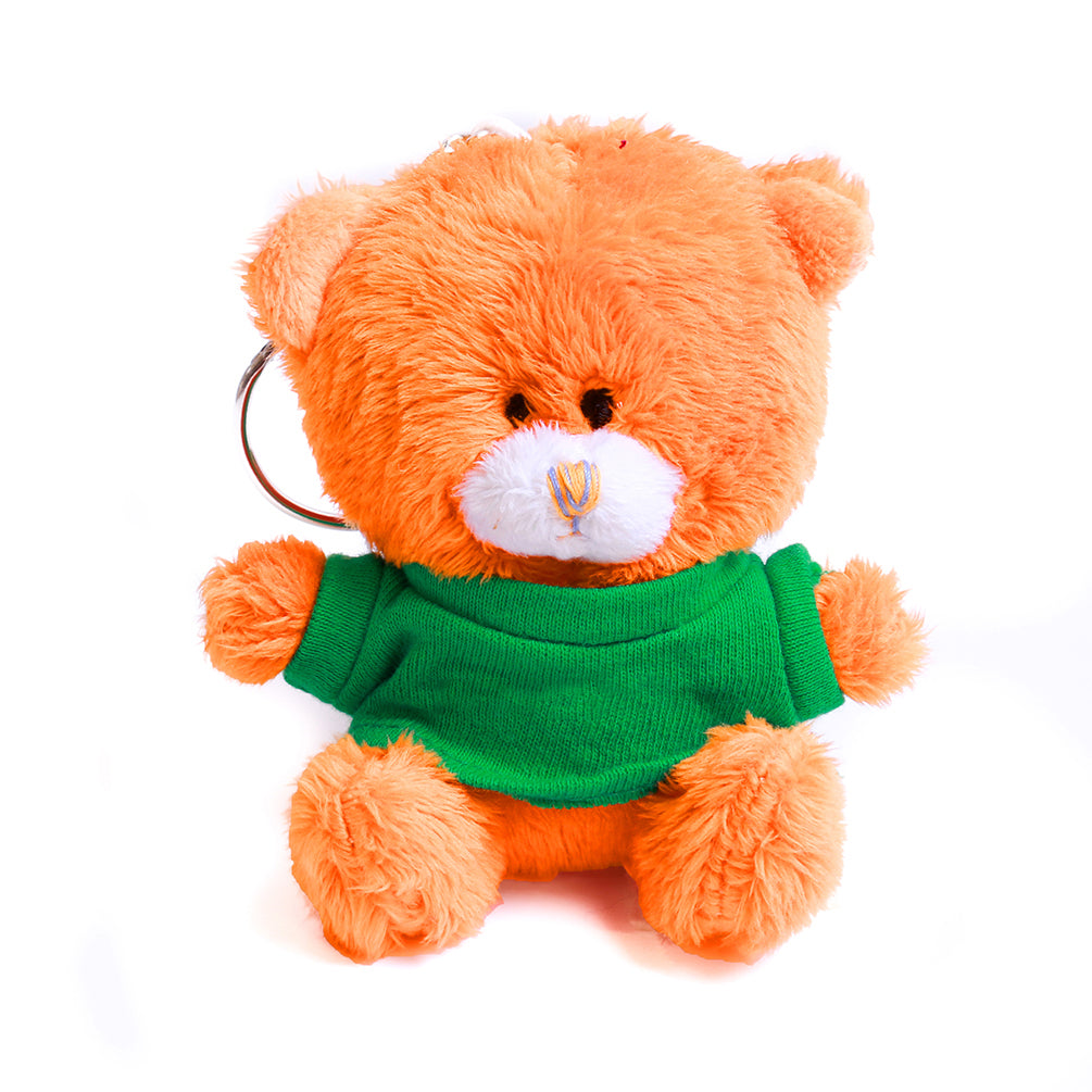 Mocha Qbeba Bear Keychain 4"