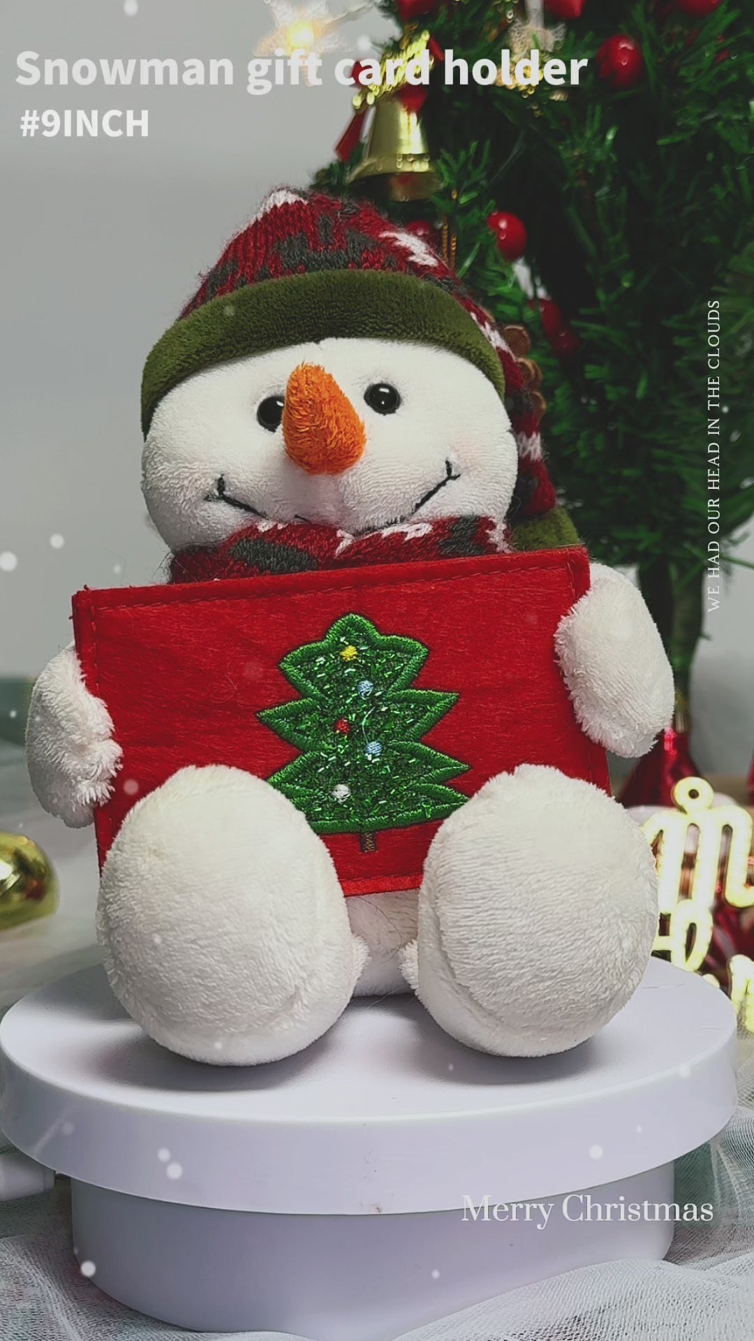 Gift Card Holder Snowman 9"-13