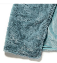 Folded Weighted Koala Hoodie Blanket showcasing soft plush comfort