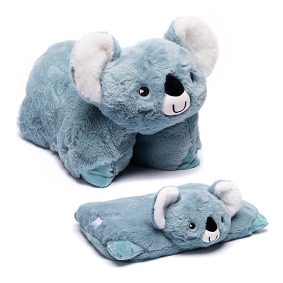 Weighted Koala Lap Pals plush companion in a side-facing pose