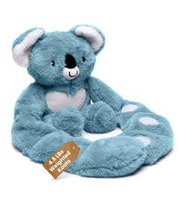 Weighted Plush Koala Hugger in a relaxed seated pose with weighted koala comfort
