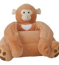 Weighted Monkey Bean Bag Chair in a front-facing pose