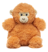 Weighted Monkey Bitty Buds cuddly monkey plush in a front-facing pose