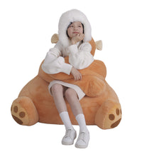 Child enjoying the Weighted Monkey Bean Bag Chair for relaxation and lounging