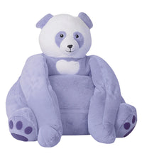 Weighted Panda Bean Bag Chair in a front-facing pose