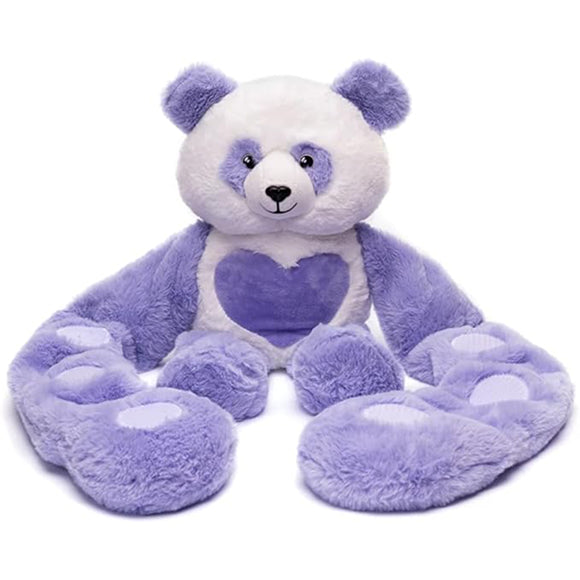 Weighted Panda Plush Hugger cuddly panda plush in a front-facing pose
