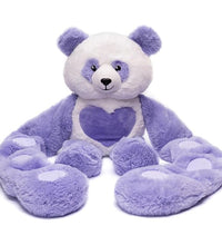 Weighted Panda Plush Hugger cuddly panda plush in a front-facing pose