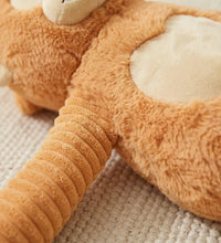 Close-up of weighted small monkey hugger weighted plush monkey details