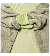 Weighted Sloth Hoodie Blanket showcasing soft plush comfort and warmth