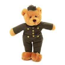 12'' Military Standing Bear in Army Uniform by Plushland