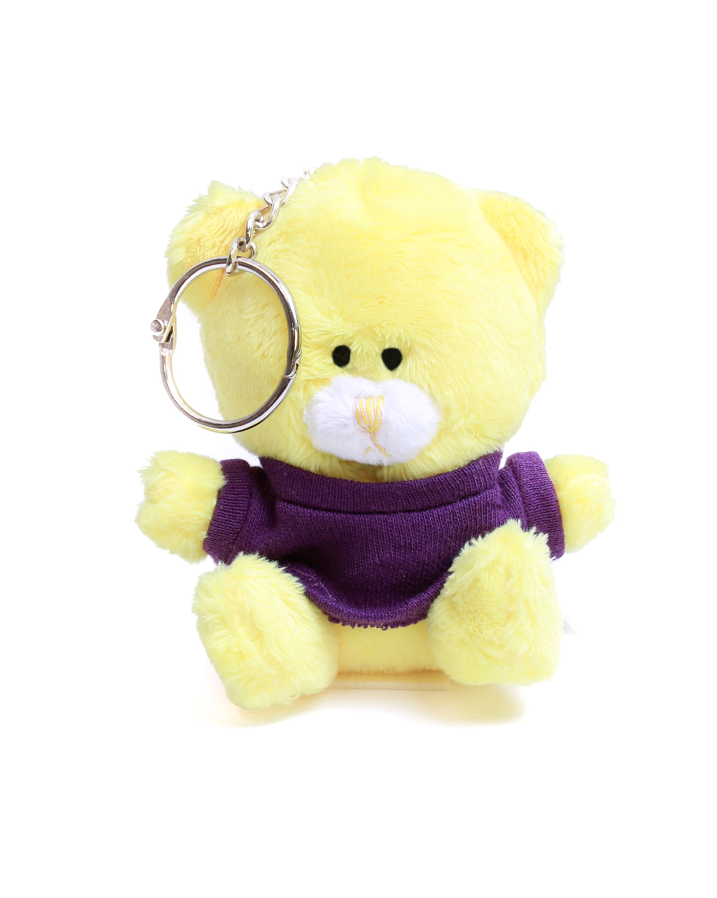 Qbeba Yellow Keychain with Tee 4"