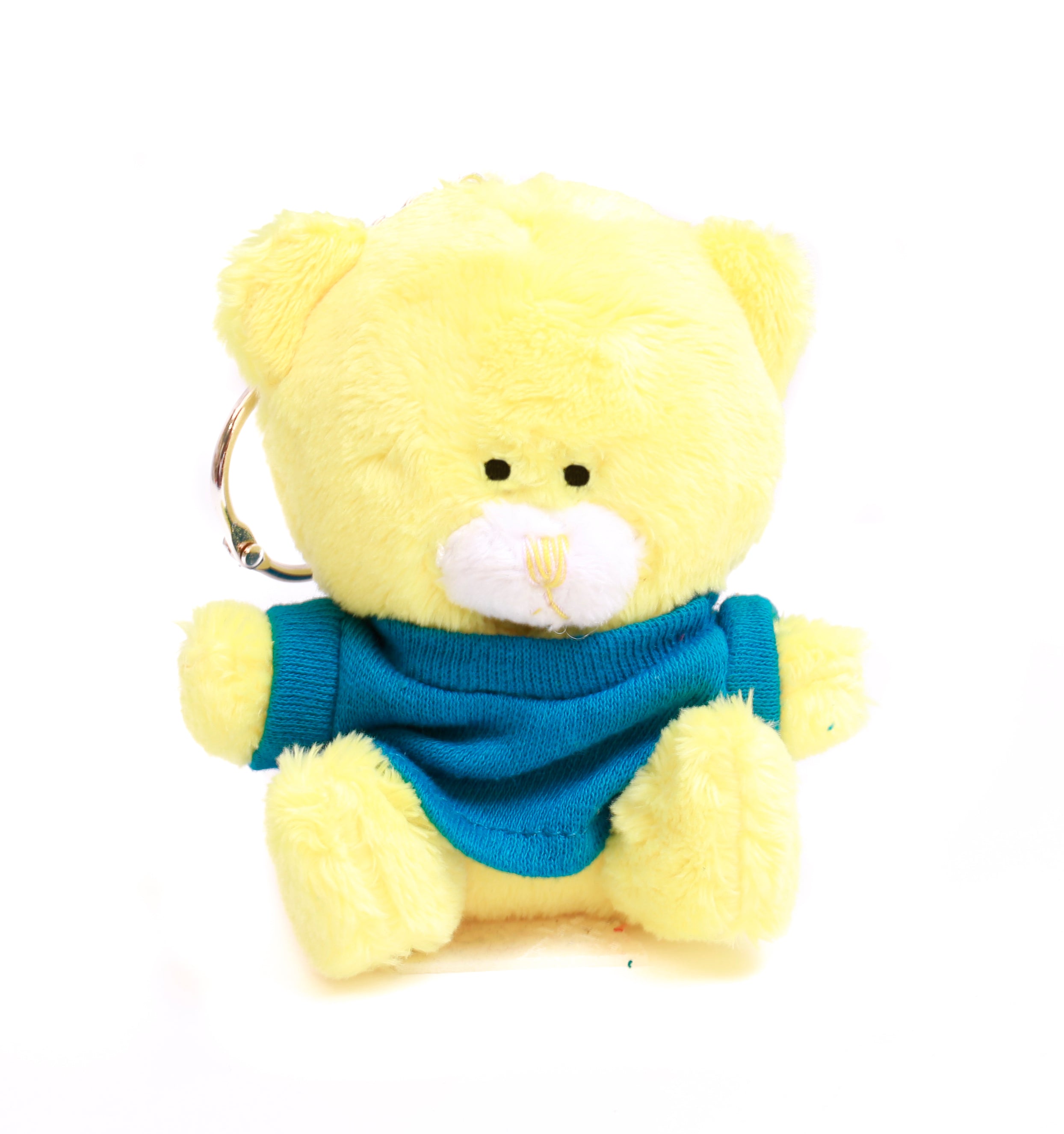 Qbeba Yellow Keychain with Tee 4"