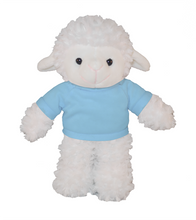 Plushland 8 Inch Floppy Sheep with Tee Plush Stuffed Animal Personalized Gift - Custom Text on Shirt - Great Present for Mothers Day, Valentine Day, Graduation Day, Birthday