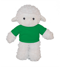 Plushland 8 Inch Floppy Sheep with Tee Plush Stuffed Animal Personalized Gift - Custom Text on Shirt - Great Present for Mothers Day, Valentine Day, Graduation Day, Birthday