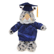 Graduation Stuffed Animal Plush Wild Cat Lynx 12