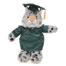 Graduation Stuffed Animal Plush Wild Cat Lynx 12