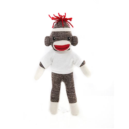 Customized Sock Monkey with Shirt