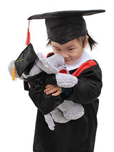 Plushland White Bear Plush Stuffed Animal for Graduation Day (Red Cap and Gown)