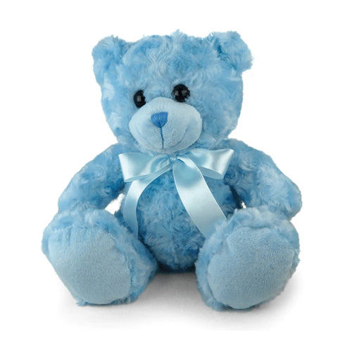 11'',6",9" Soft Blue Sitting Bear Toy by Plushland