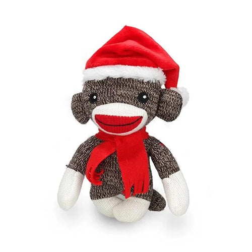 Xmas Sock Monkey 6"