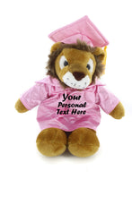 Graduation Stuffed Animal Plush Lion 12