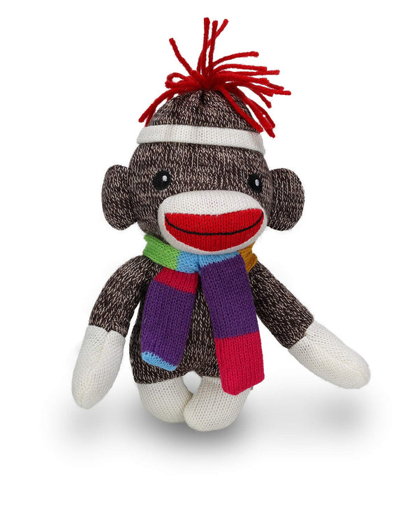 Sock Monkey Fall Season Ornament Party Favors 6 Inch