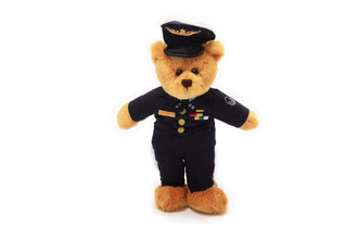 Plushland Adorable Teddy Bear 8 Inches, Stuffed Animals For Kids - With US Military Uniform