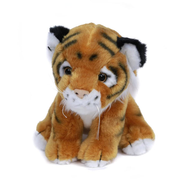 Plushland Brown Tiger Sitting 7" Stuffed Toys Plush Super Soft Winter Holiday