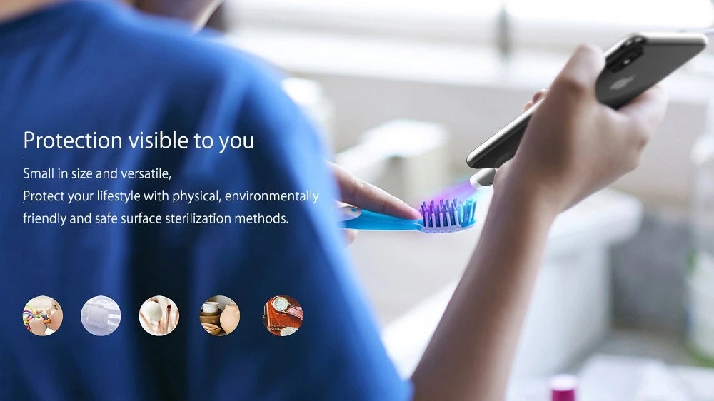 UV Phone Sterilizer: Kill 99.99% of germs & bacteria in 5 sec