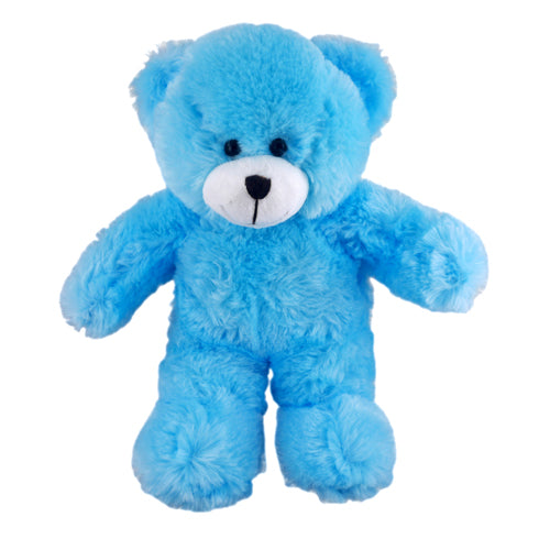 12'', 8" Blue Floppy Standing Bear by Plushland