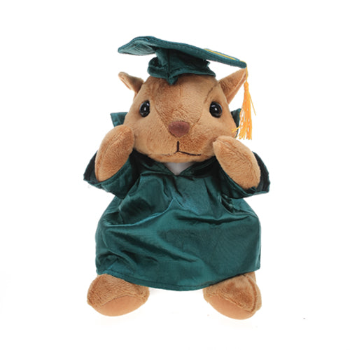 Graduation Stuffed Animal Squirrel 12"