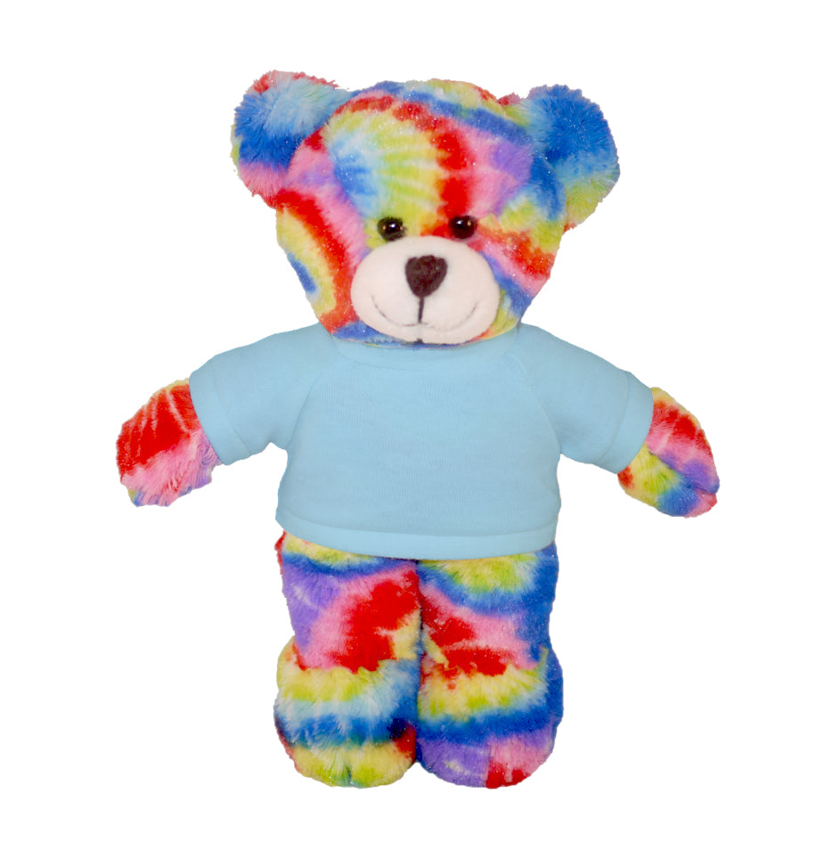 Personalized Tie-dye Bear 12"