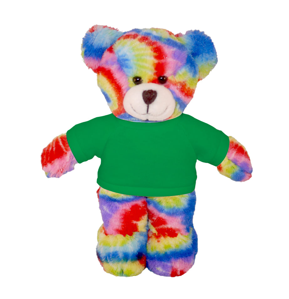 Personalized Tie-dye Bear 12"