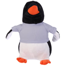 Plushland 8 Inch Floppy Penguin with Tee Plush Stuffed Animal Personalized Gift - Custom Text on Shirt - Great Present for Mothers Day, Valentine Day, Graduation Day, Birthday