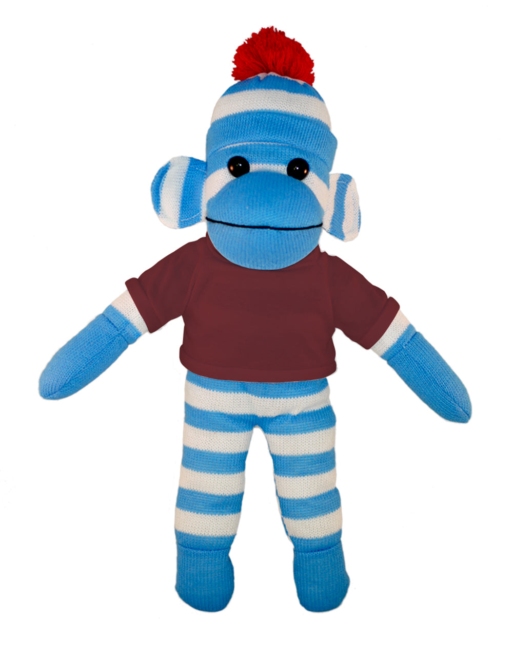 Floppy Blue Sock Monkey Tee 10"