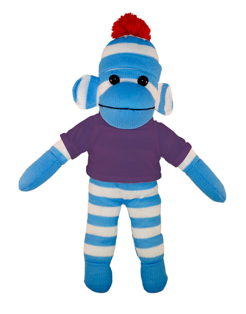 Floppy Blue Sock Monkey Tee 10"