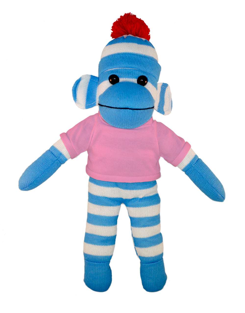 Floppy Blue Sock Monkey Tee 10"