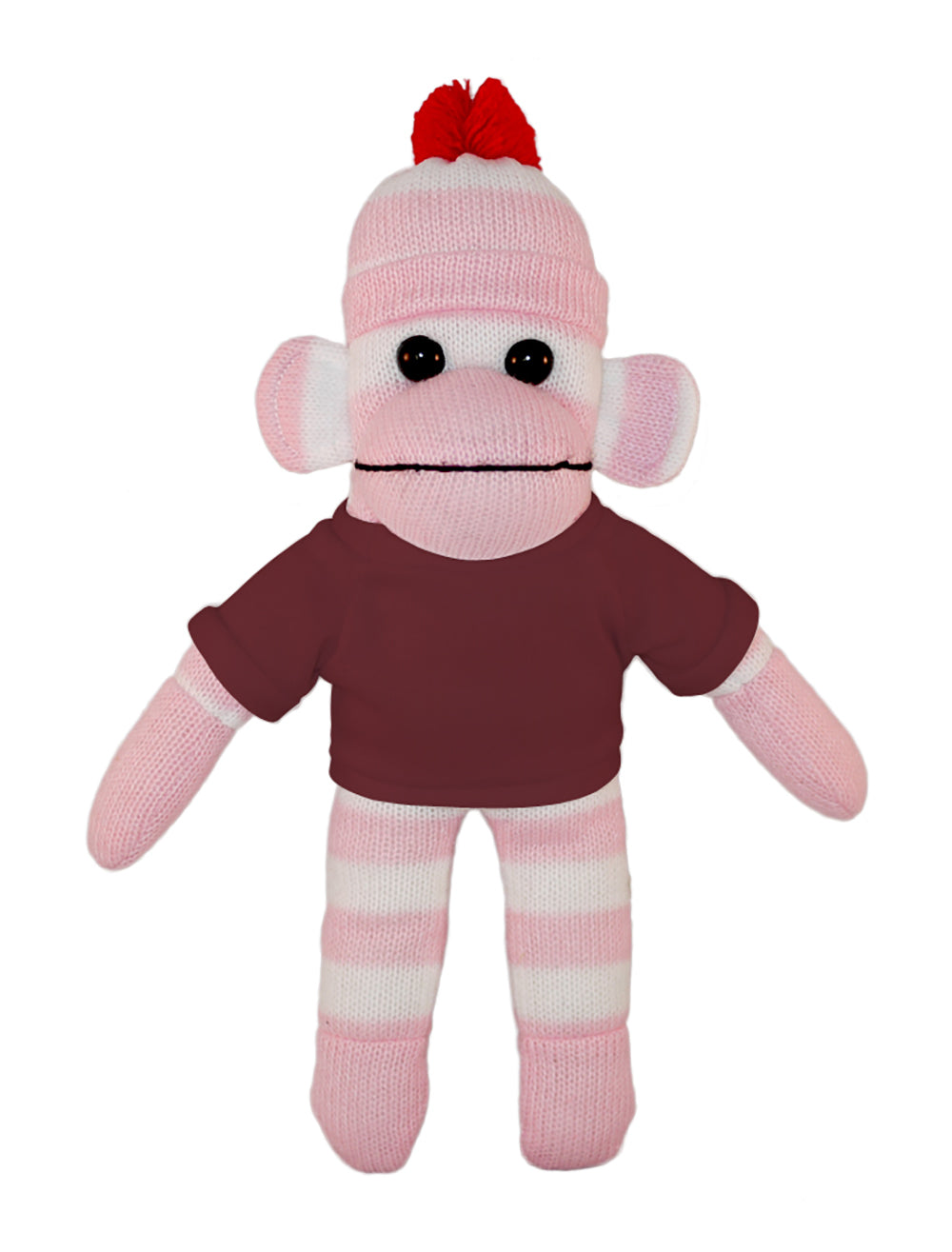 Floppy Pink Sock Monkey Tee 10"