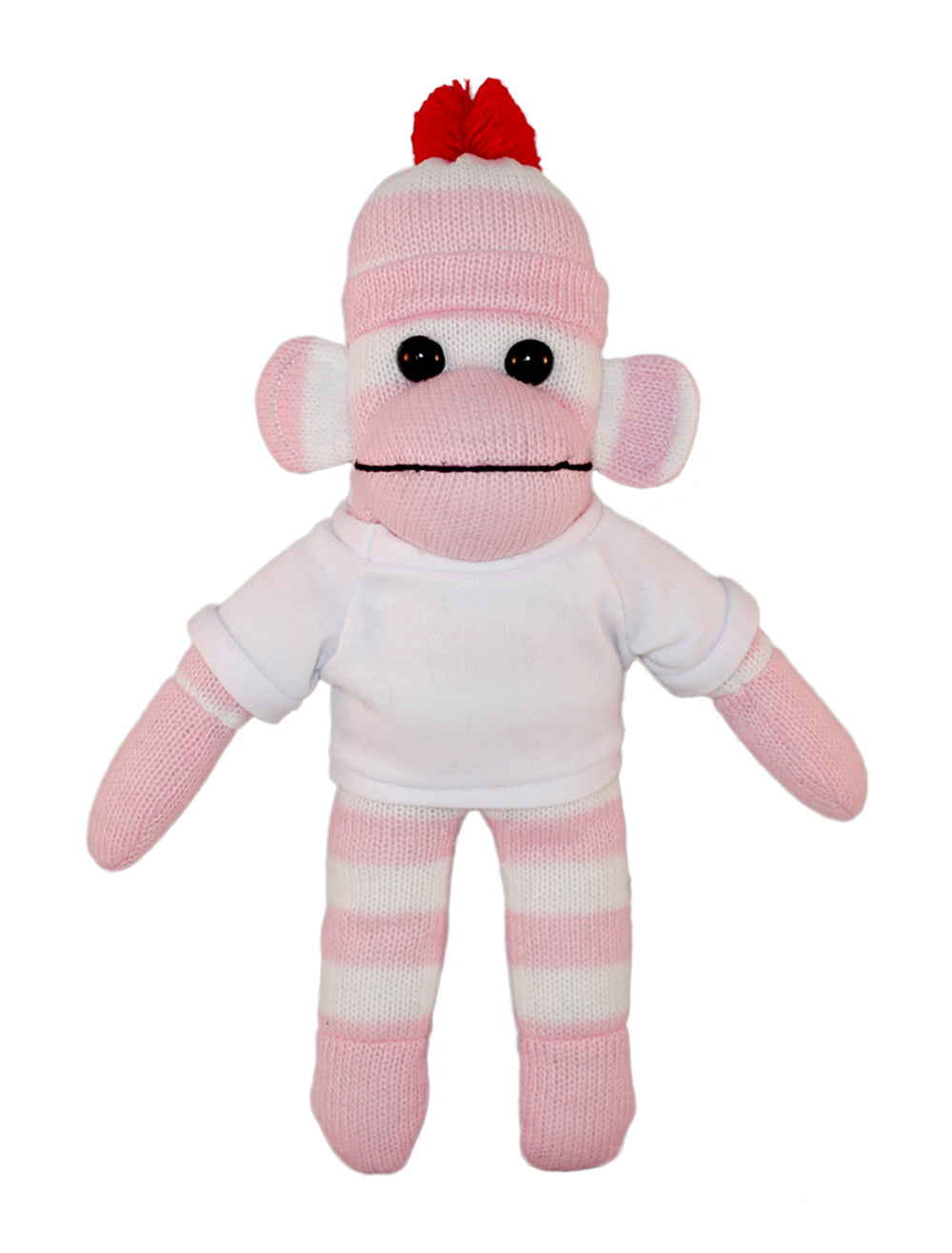 Floppy Pink Sock Monkey Tee 10"